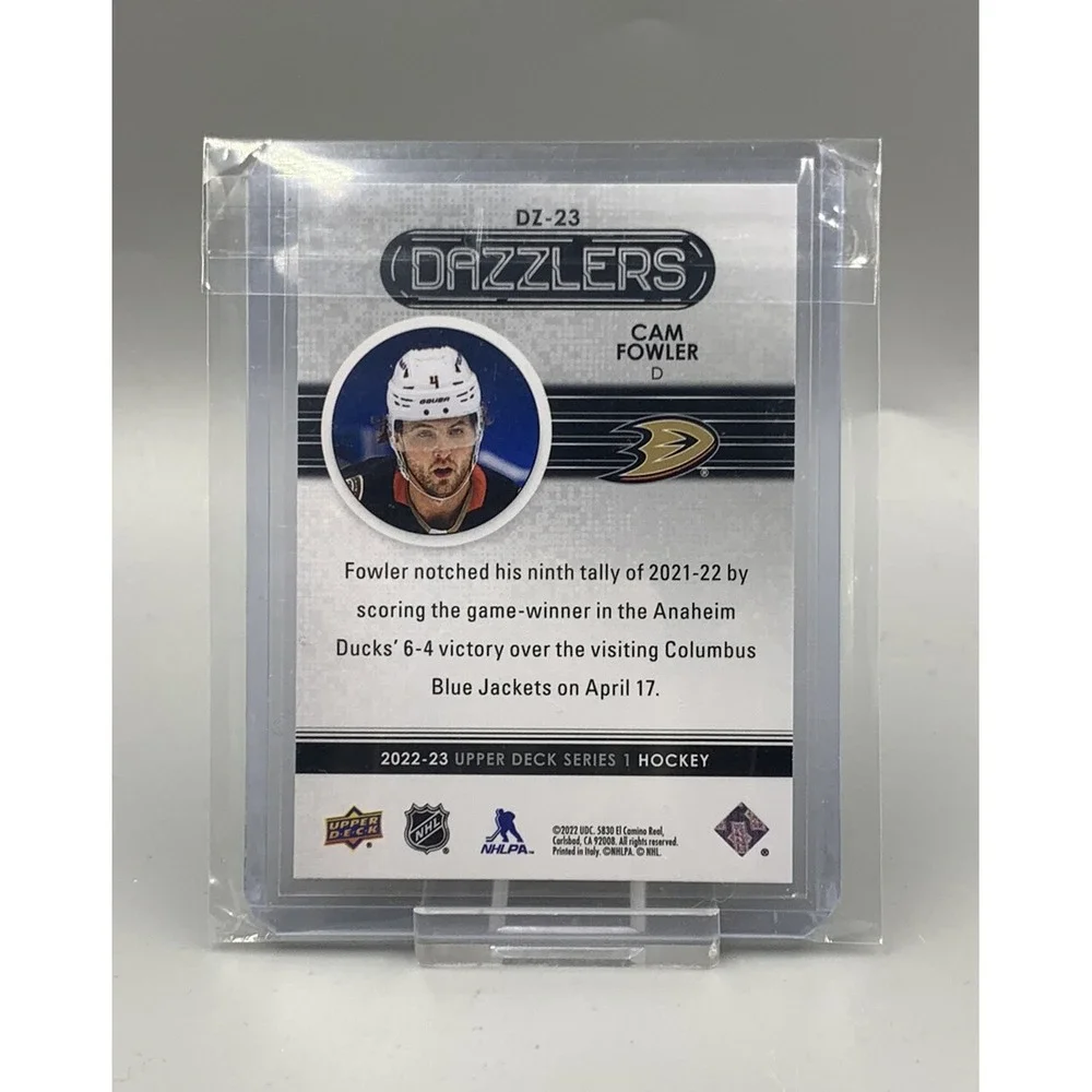2022-23 Upper Deck Dazzlers Green #DZ-23 Cam Fowler Anaheim Ducks‎ Series 1
